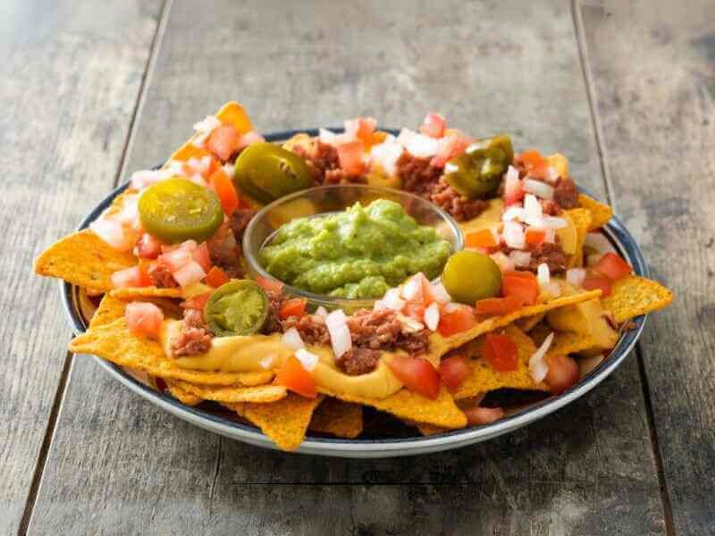 Nachos with Homemade Guacamole