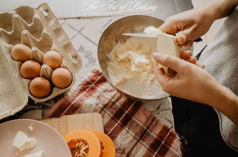 Cutting cheese for cheesecake