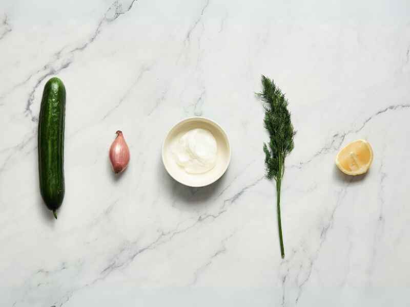 Ingredients for Making Gluten-Free Dill Pickle Dip