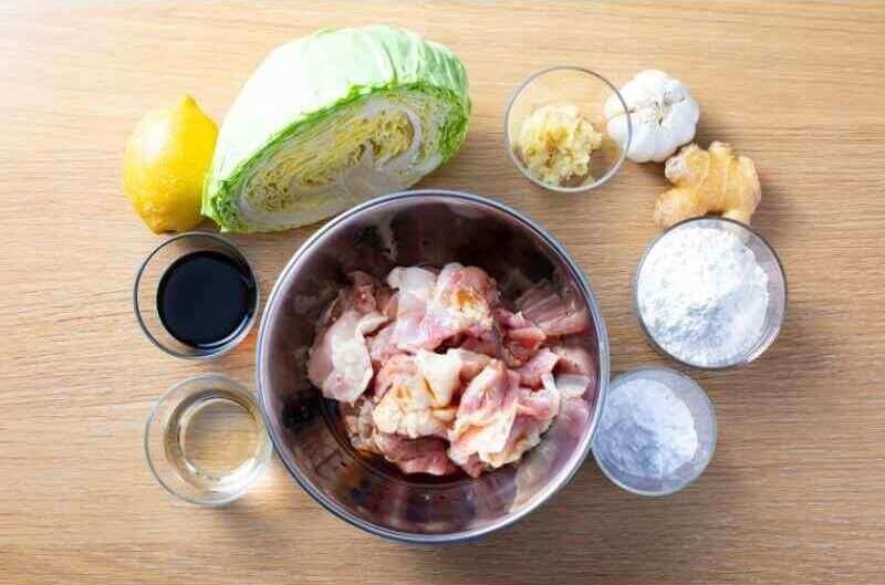 Ingredients for Chicken Cobbler Recipe.