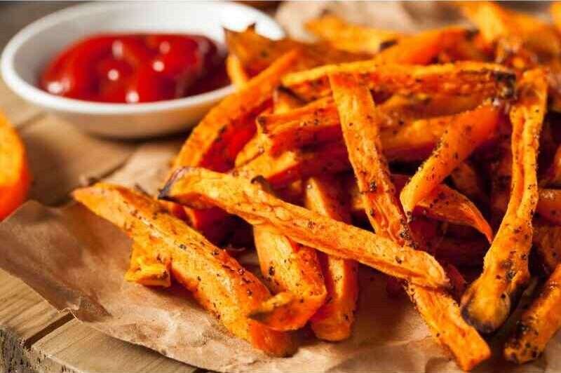 Air-Fryer Sweet Potato Chips (Gluten-Free) Recipe