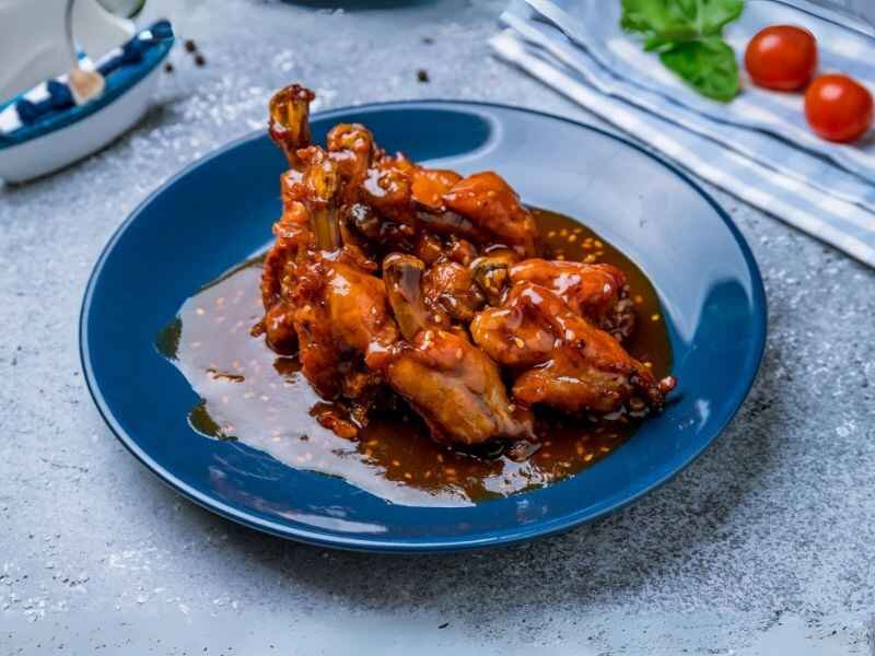 Yummy & Juicy . Sticky Gluten-Free Sweet Chili Wings