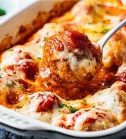 Easy Meatball Casserole Recipe