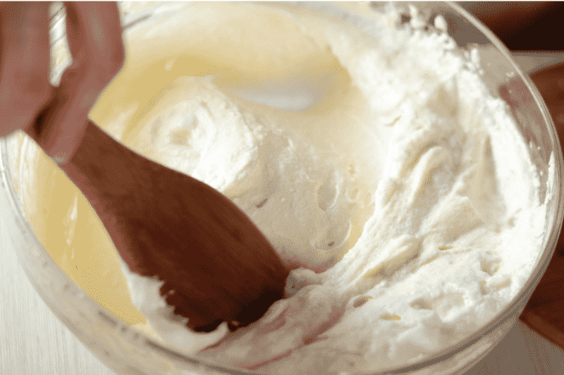 mixing whipping cream