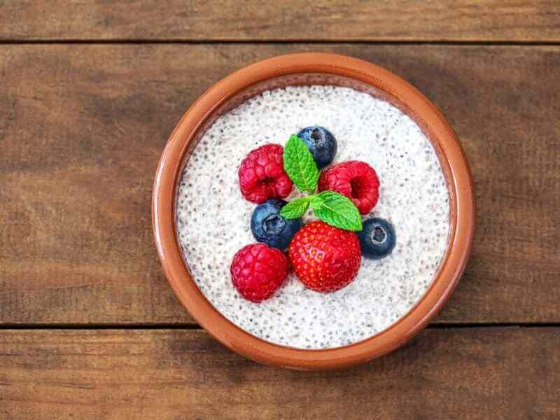 Topping Ideas for Berry Chia Pudding