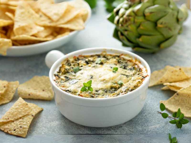 Yummy Baked Spinach Artichoke Dip