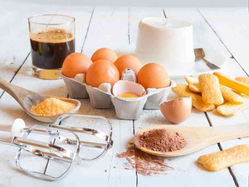 Gathering the Ingredients for making No-Bake Watergate Cake.