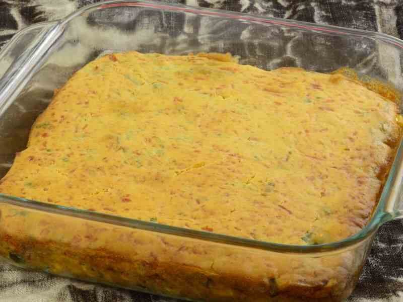 Bake the Cornbread Casserole