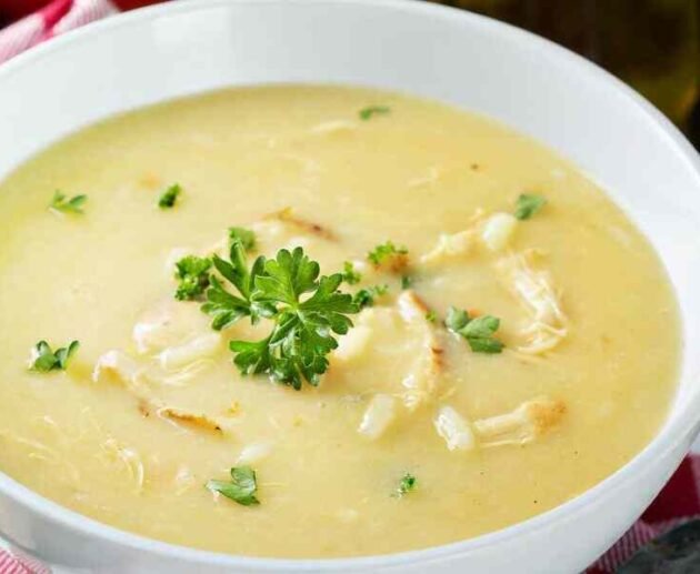 Lemon Rice Soup Recipe