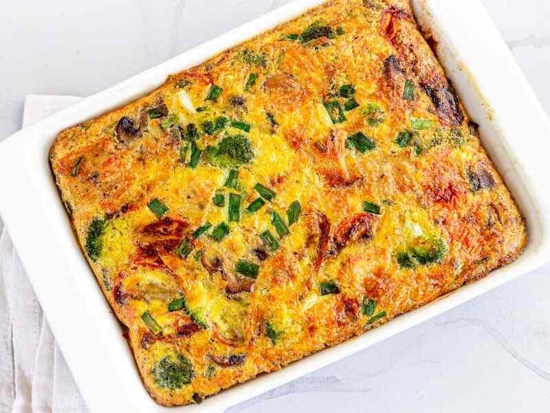 bake the Tortilla Breakfast Casserole