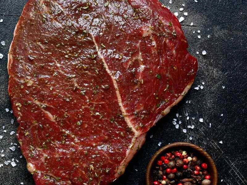 marinated beef steak