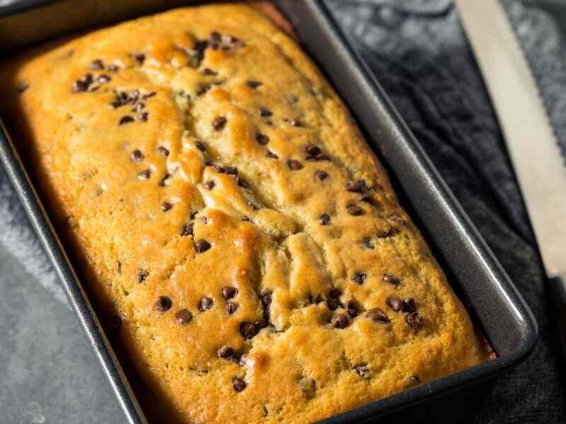 Bake chocolate chip loaf cake