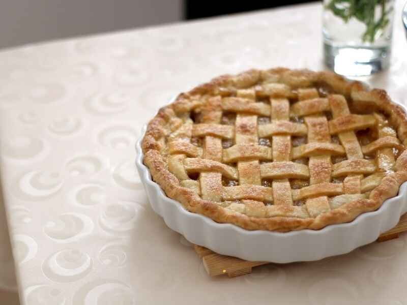 Baked Canned Peach Pie