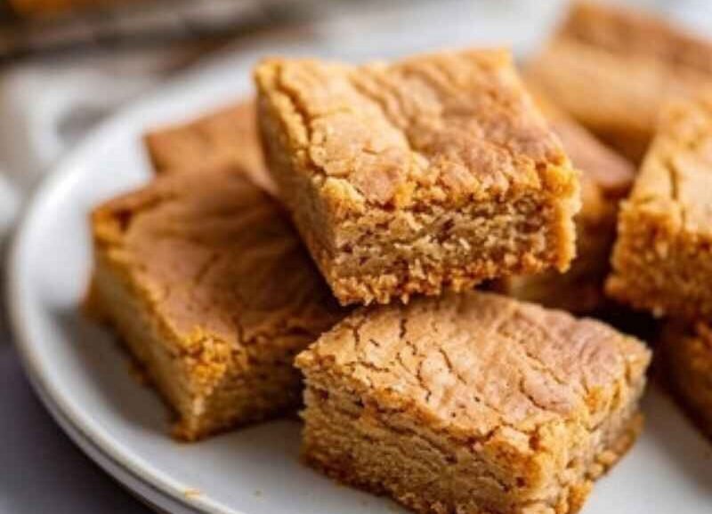 Butterscotch brownies recipe