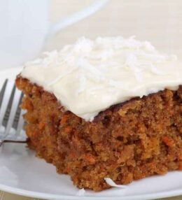 Coconut Carrot Pineapple Cake