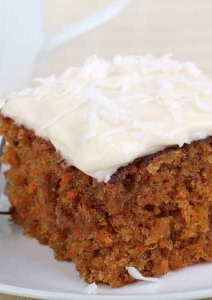 Coconut Carrot Pineapple Cake