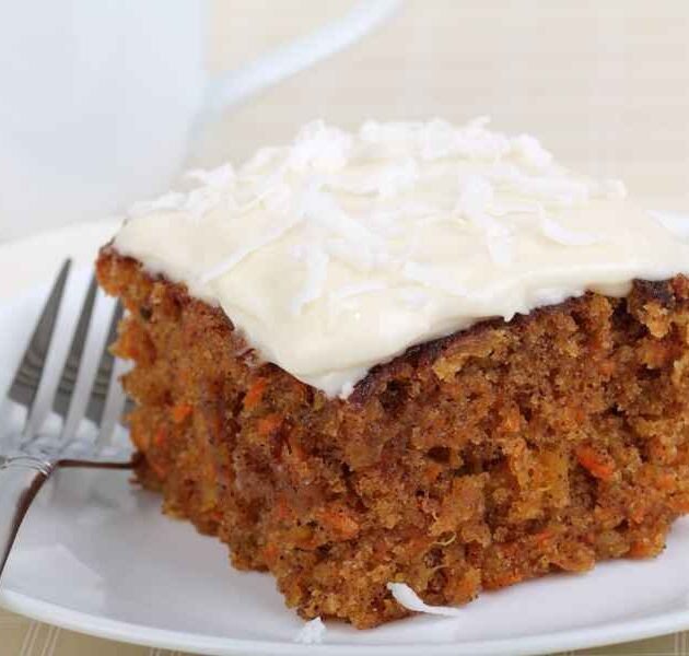 Coconut Carrot Pineapple Cake