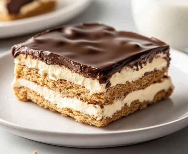 No-Bake Chocolate Eclair Cake