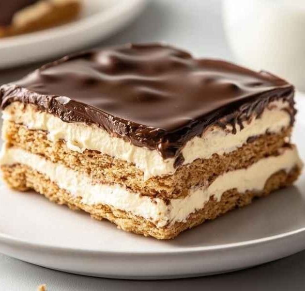 No-Bake Chocolate Eclair Cake