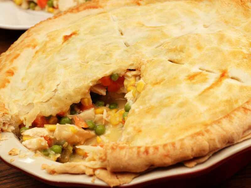 Serve Pillsbury Chicken Pot Pie