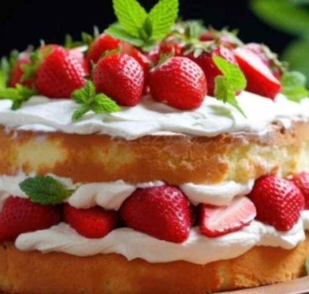Strawberry Shortcake with Pound Cake