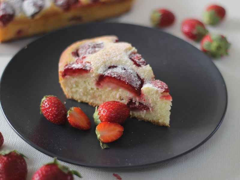 serve Strawberry Ricotta Cake