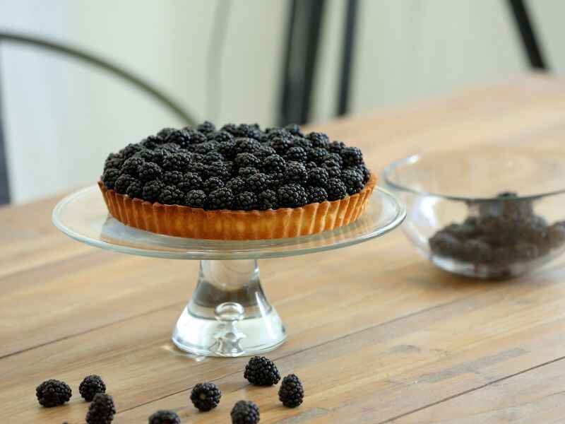 Cool & served Blackberry Tart