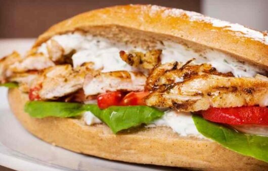 Chicken Alfredo Sandwich