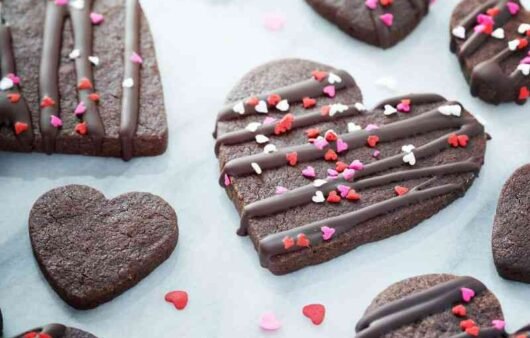 Chocolate Heart Cookies