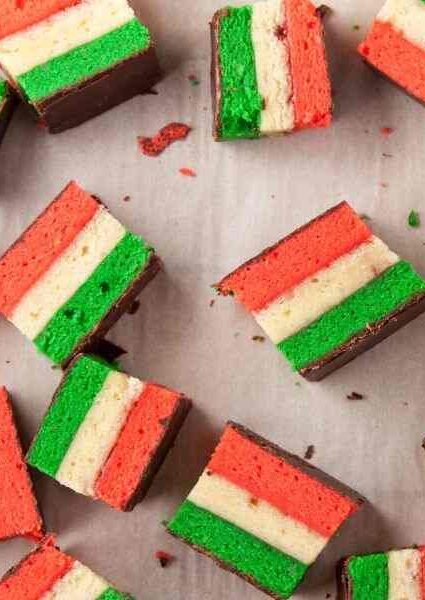 Gluten-Free Rainbow Cookies