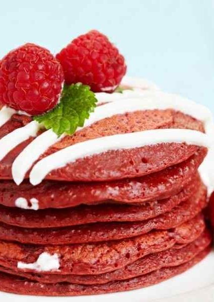 Red Velvet Pancakes Recipe​