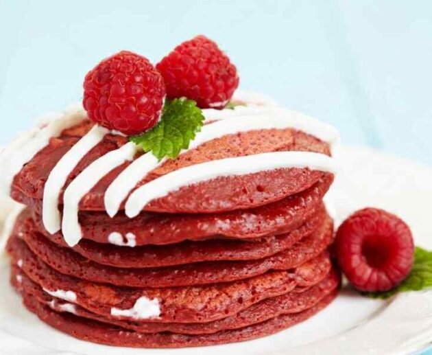 Red Velvet Pancakes Recipe​