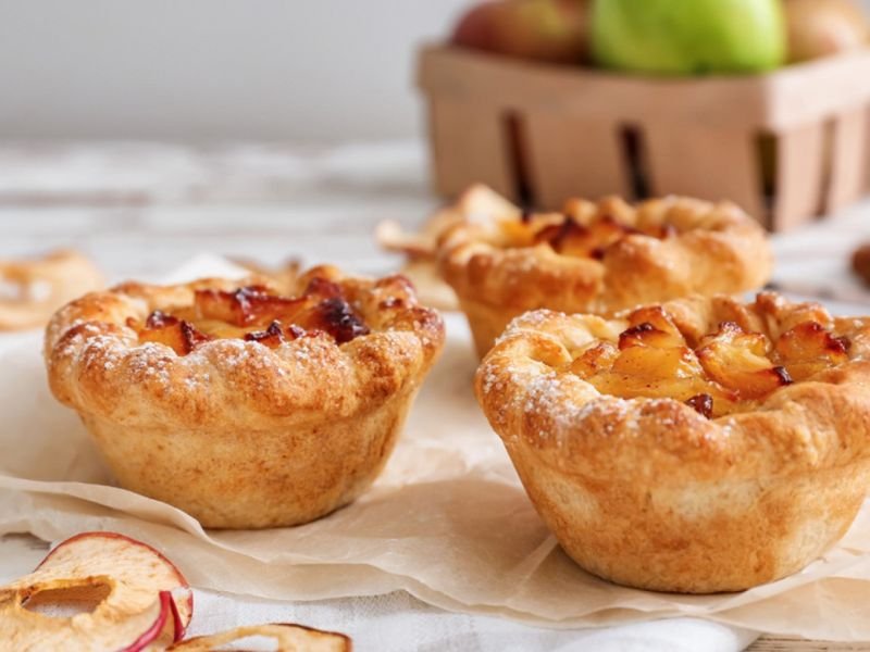 Serve Mini Apple Tarts