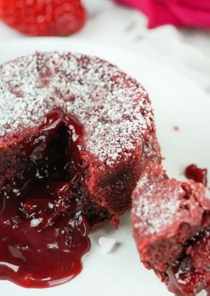 Red Velvet Lava Cake Recipe