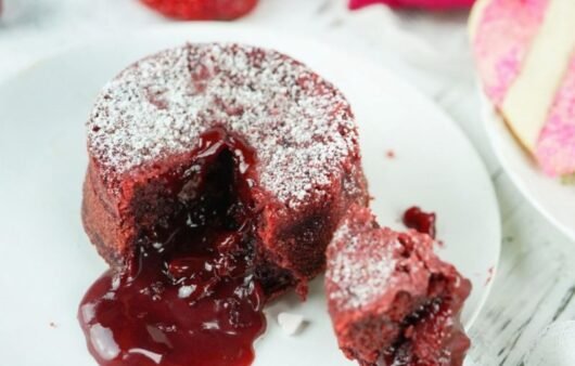 Red Velvet Lava Cake Recipe
