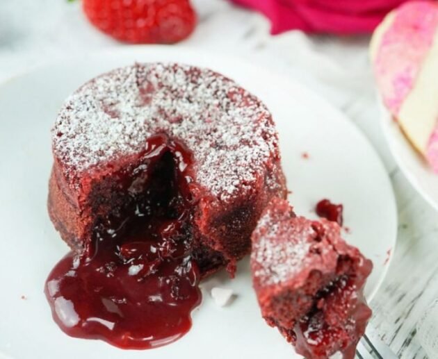 Red Velvet Lava Cake Recipe