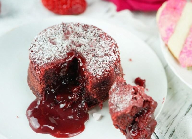 Red Velvet Lava Cake Recipe