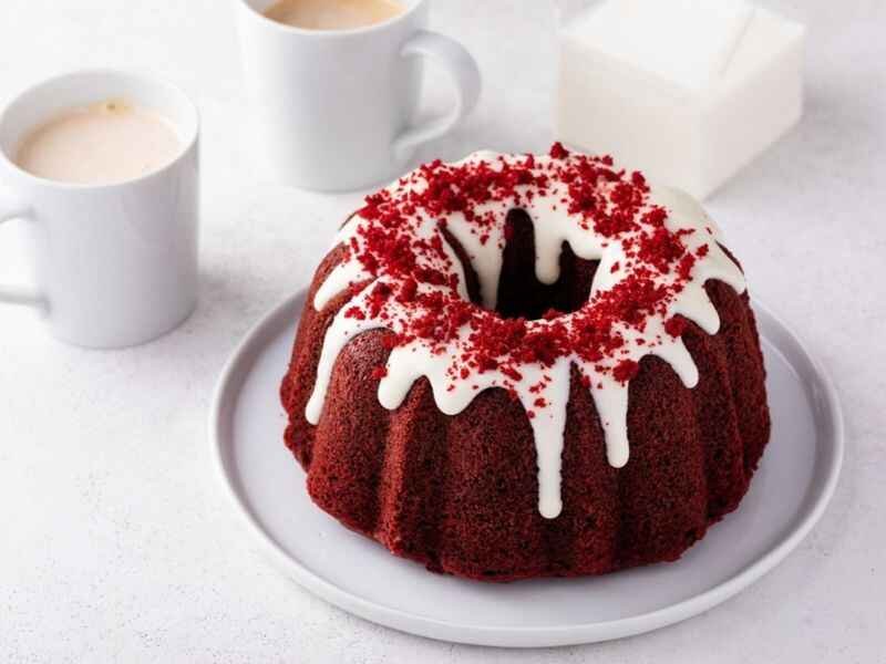 serve Red Velvet Pound Cake