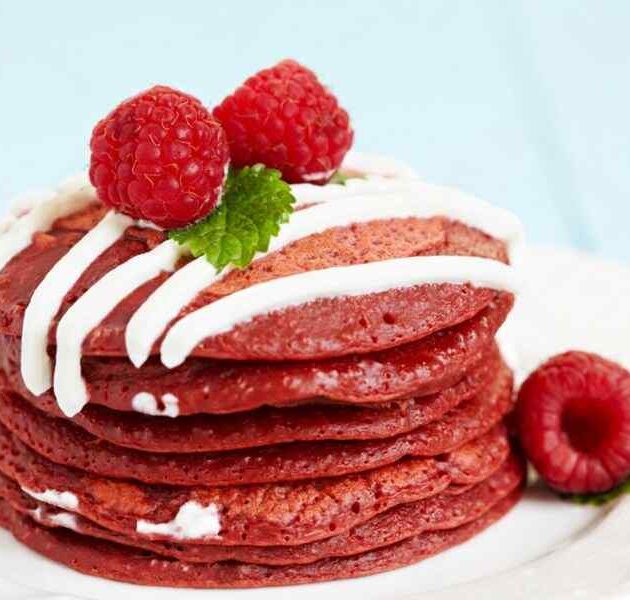 Red Velvet Pancakes Recipe​